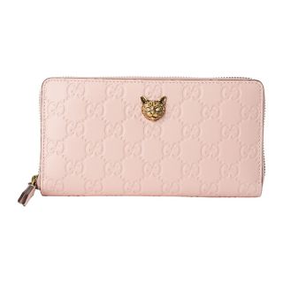 グッチ 猫 財布(レディース)(ピンク/桃色系)の通販 8点 | Gucciの