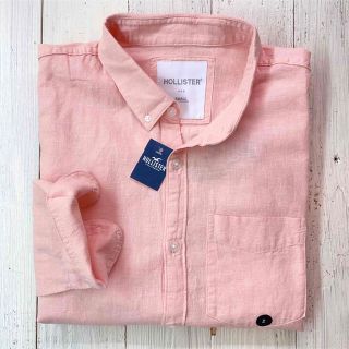 ホリスター(Hollister)のサラッとソフトな着心地！リネン混♩爽やか/長袖シャツ【S】ホリスター(シャツ)