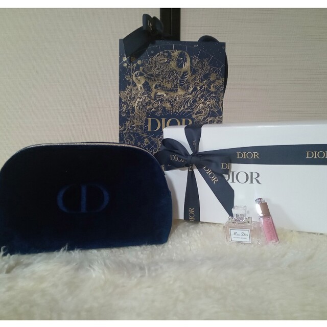 Dior(ディオール)のディオール　2022ノベルティ　ポーチ コスメ/美容のコスメ/美容 その他(その他)の商品写真