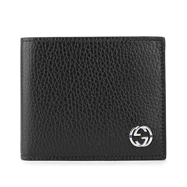 新作揃え Gucci - 新品 グッチ GUCCI 2つ折り財布 ダラーカーフ