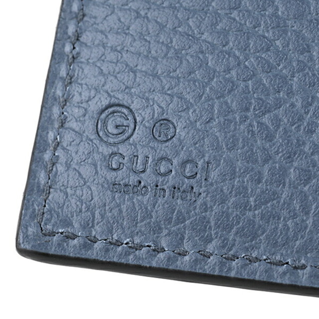 Gucci(グッチ)の新品 グッチ GUCCI 2つ折り財布 ダラーカーフ ブラック メンズのファッション小物(折り財布)の商品写真