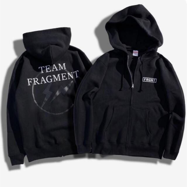 FRAGMENT パーカー Mサイズ Black TEAM FRAGMENT