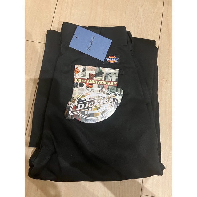 ok.soon×dickies wide chino pants (black) ok.soon×dickies wide chino pants (black)