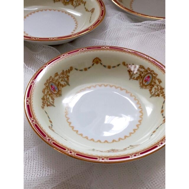 Noritake(ノリタケ)のオールドノリタケ フルーツボウル6枚セット☆美品 インテリア/住まい/日用品のキッチン/食器(食器)の商品写真