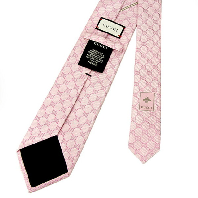 GUCCI - 新品 グッチ GUCCI ネクタイ GGパターン ピンクの通販 GUCCI - 新品 グッチ GUCCI ネクタイ GGパターン ピンクの通販