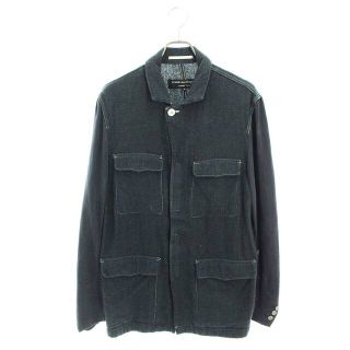 コムデギャルソンオムプリュス(COMME des GARCONS HOMME PLUS)のコムデギャルソンオムプリュス PJ-100710 AD1994製品染め切替フロントマジックテープブルゾン メンズ M(ブルゾン)