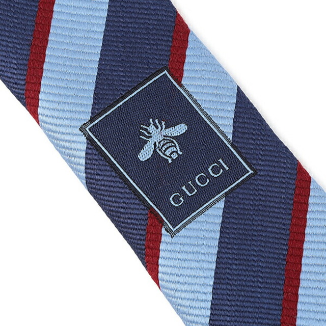 Gucci(グッチ)の新品 グッチ GUCCI ネクタイ シルク ブルー/ライトブルー メンズのファッション小物(ネクタイ)の商品写真