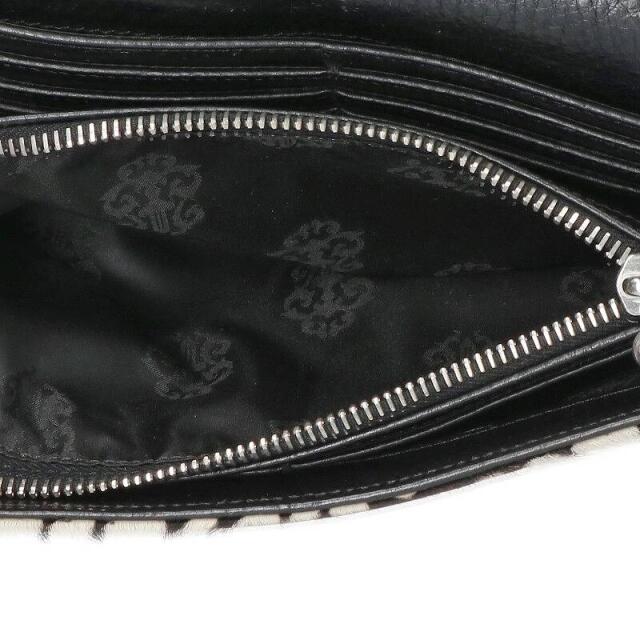 Chrome Hearts(クロムハーツ)のクロムハーツ JUDY/ジュディハラコ クロスボールボタンハラコレザーウォレット財布 メンズ ハンドメイドのファッション小物(財布)の商品写真
