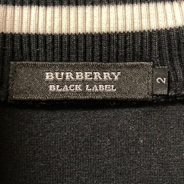 BURBERRY BLACK LABEL(バーバリーブラックレーベル)のバーバリーブラックレーベル トラックジャケット ベロア 刺繍ロゴ ホースロゴ メンズのトップス(ジャージ)の商品写真