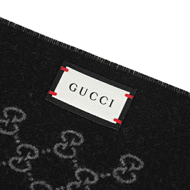 Gucci - 新品 グッチ GUCCI マフラー・ストール ダブルジャカードGG