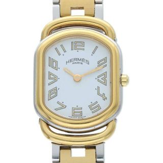 エルメス(HERMES)のエルメス ラリーウォッチ 白文字盤腕時計 レディース(腕時計)