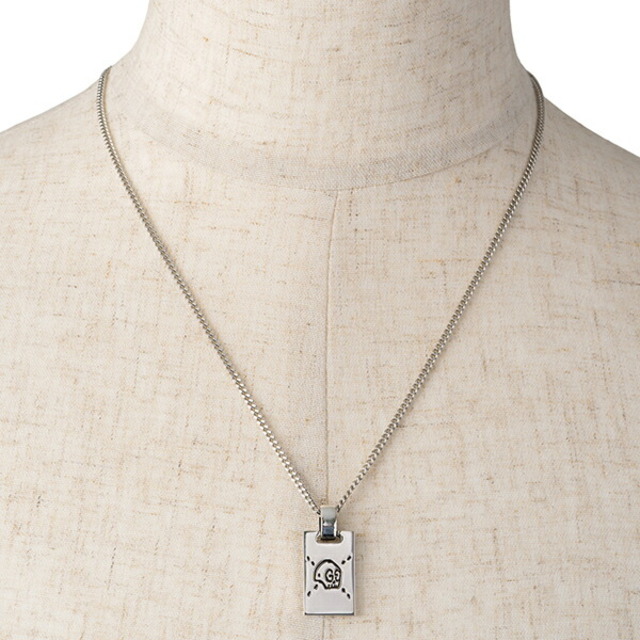 Gucci - 新品 グッチ GUCCI ネックレス グッチゴースト シルバーの通販