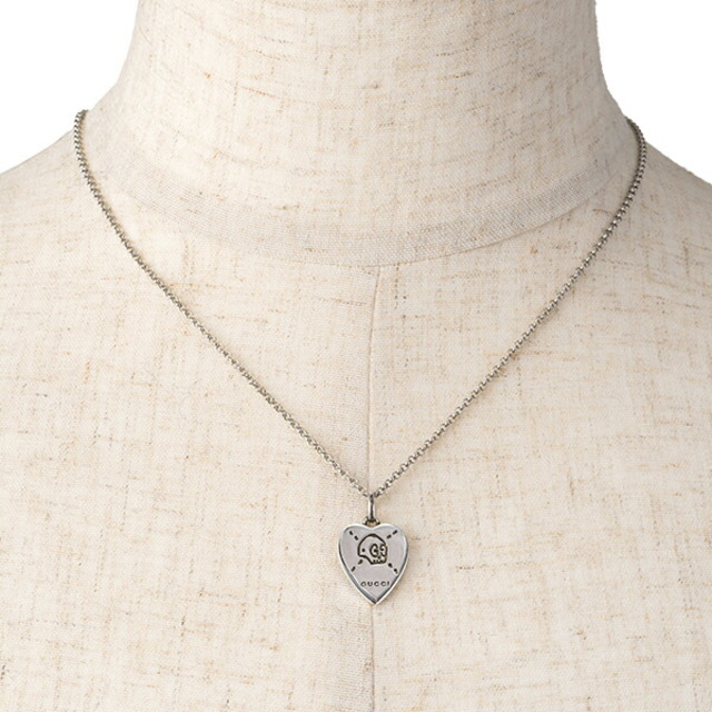 Gucci - 新品 グッチ GUCCI ネックレス グッチゴースト シルバーの通販