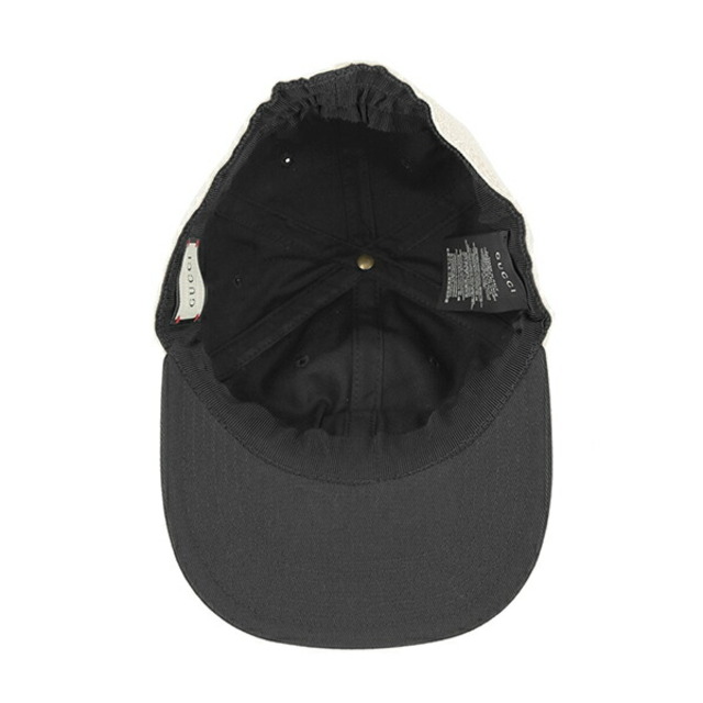 Gucci(グッチ)の新品 グッチ GUCCI キャップ ロゴ ヘッドバンド ブラック 黒 ホワイト 白 レディースの帽子(キャップ)の商品写真