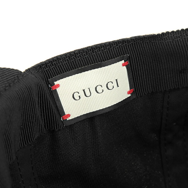 Gucci - 新品 グッチ GUCCI キャップ ロゴ ヘッドバンド ブラック 黒