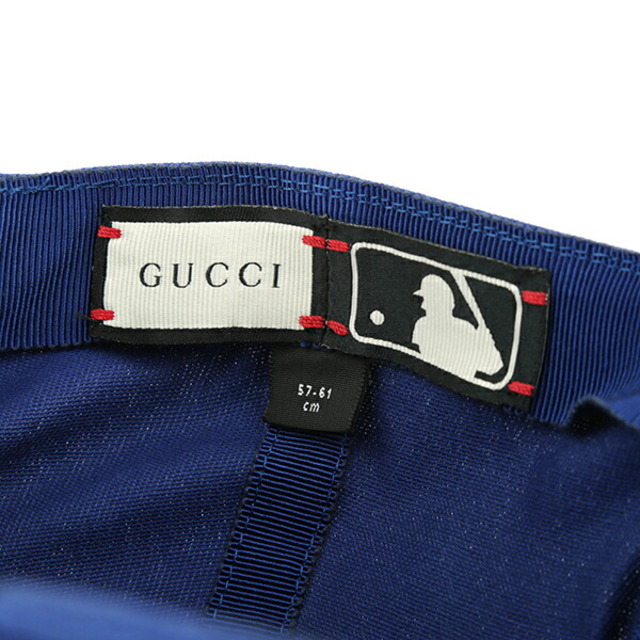 Gucci(グッチ)の新品 グッチ GUCCI キャップ グッチ×ニューエラ ロイヤルブルー レディースの帽子(キャップ)の商品写真