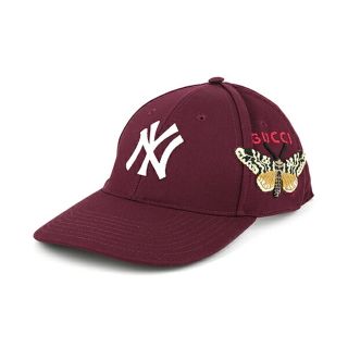 グッチ(Gucci)の新品 グッチ GUCCI キャップ グッチ×ニューエラ ボルドー(キャップ)