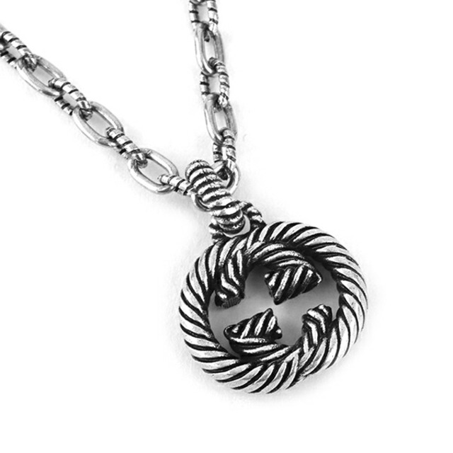Gucci - 新品 グッチ GUCCI ネックレス インターロッキングG シルバー