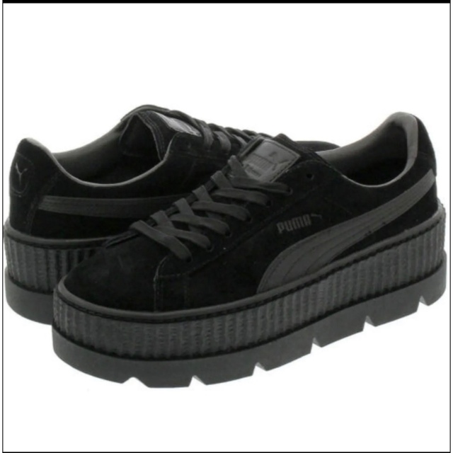 靴/シューズPUMA Rihanna Suede Cleated Creeper 27cm