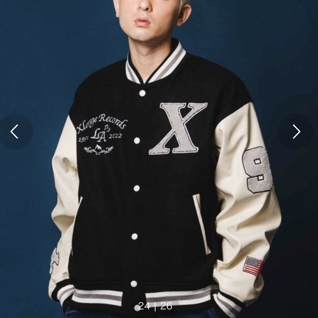 XLARGE(エクストララージ)のXLARGEエクストララージ OG VARSITY JACKET スタジャン メンズのジャケット/アウター(スタジャン)の商品写真