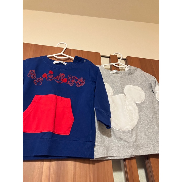 Disney(ディズニー)の【東京ディズニーリゾート】トレーナー90セット キッズ/ベビー/マタニティのキッズ服女の子用(90cm~)(Tシャツ/カットソー)の商品写真