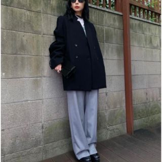 アメリヴィンテージ(Ameri VINTAGE)の★即納★PUFF SLEEVE WOOL JACKET(ノーカラージャケット)