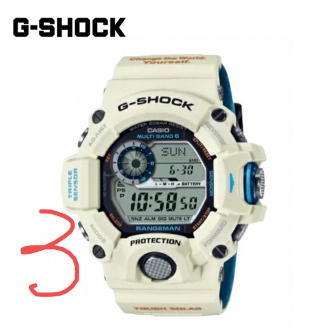 カシオ CASIO G-SHOCK GW-9408KJ-7JR 保証書タグ付