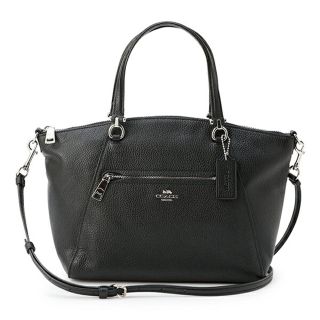 コーチ(COACH)の新品 コーチ COACH ハンドバッグ プレーリー サッチェル ブラック 黒(ハンドバッグ)