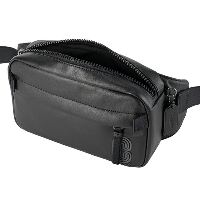 COACH(コーチ)の新品 コーチ COACH ウエストバッグ・ボディバッグ ベルトバッグ ブラック 黒 メンズのバッグ(ボディーバッグ)の商品写真