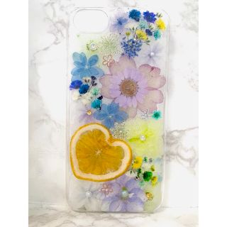 全機種対応 iPhoneケース 押し花ケース 押し花 ケース 花 Android(iPhoneケース)