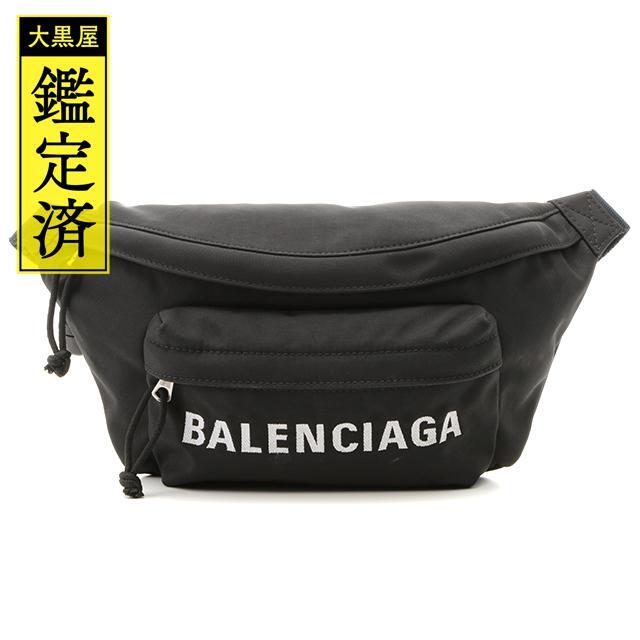 BALENCIAGA バレンシアガ ウエストポーチ ボディーバッグ ブラック-