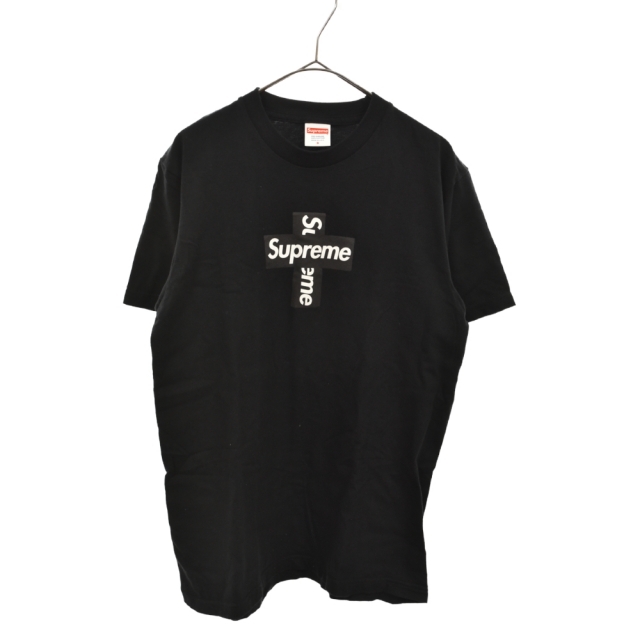 Supreme Cross Box Logo Black L 送料込