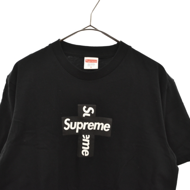 SUPREME シュプリーム 20AW Cross Box Logo Tee クロスボックスロゴプリントクルーネック半袖Tシャツ ブラック