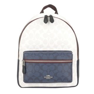 コーチ(COACH)の新品 コーチ COACH リュックサック チャーリー バックパック ホワイト 白(リュック/バックパック)