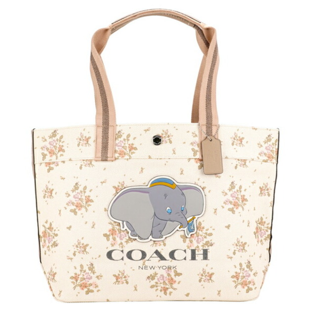 新品　未使用　coach コーチ　ショルダー　ダンボ　ホワイト　白色　ディズニー