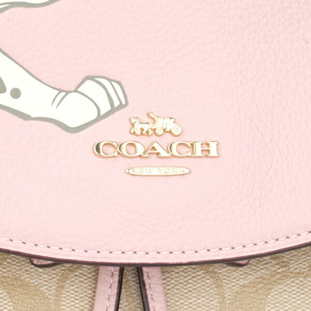 新品 コーチ COACH リュックサック バッグ ピンク