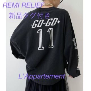 アパルトモンドゥーズィエムクラス(L'Appartement DEUXIEME CLASSE)の【REMI RELIEF/レミレリーフ】 Graphic L/S T-SH(カットソー(長袖/七分))