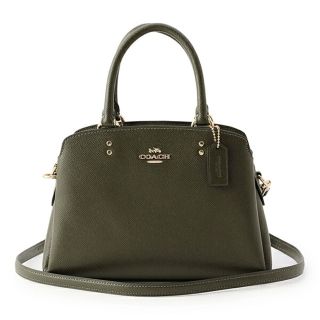 コーチ(COACH)の新品 コーチ COACH ハンドバッグ ミニ リリー キャリーオール カーキ系(ハンドバッグ)