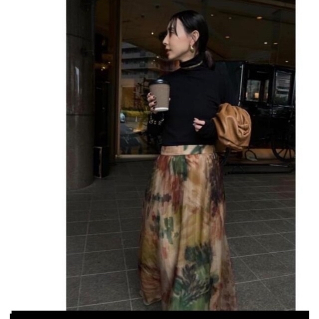 Ameri VINTAGE(アメリヴィンテージ)のNa☆様専用　und willow paint pleats skirt   レディースのスカート(ロングスカート)の商品写真