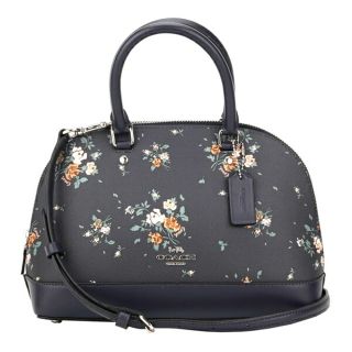 コーチ(COACH)の新品 コーチ COACH ハンドバッグ ミニ シエラ サッチェル ネイビー(ハンドバッグ)