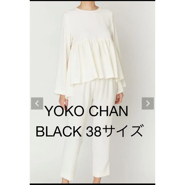 YOKO CHAN(ヨーコチャン)のOCEAN様専用　ヨーコチャン　ブラウス　ブラック　38 レディースのトップス(シャツ/ブラウス(長袖/七分))の商品写真