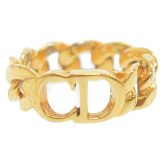 ディオール(Dior)のDIOR ディオール CD ICON チェーン リンク リング 指輪 ゴールド(リング(指輪))