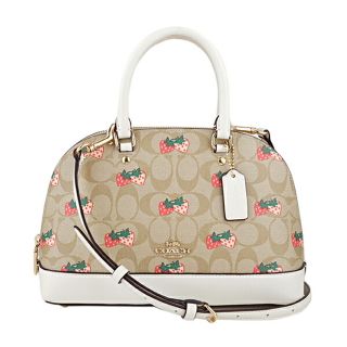 コーチ(COACH)の新品 コーチ COACH ハンドバッグ ミニ シエラ サッチェル ベージュ(ハンドバッグ)