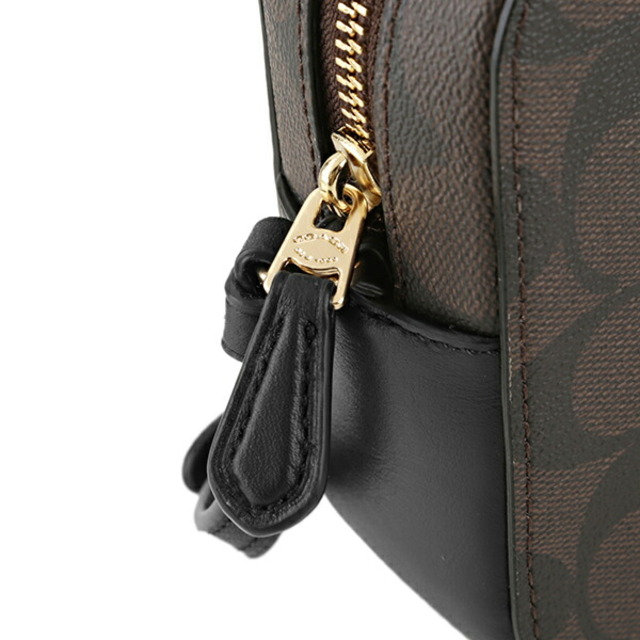 新品 コーチ COACH ショルダーバッグ ミニ カメラバッグ ブラウン 8