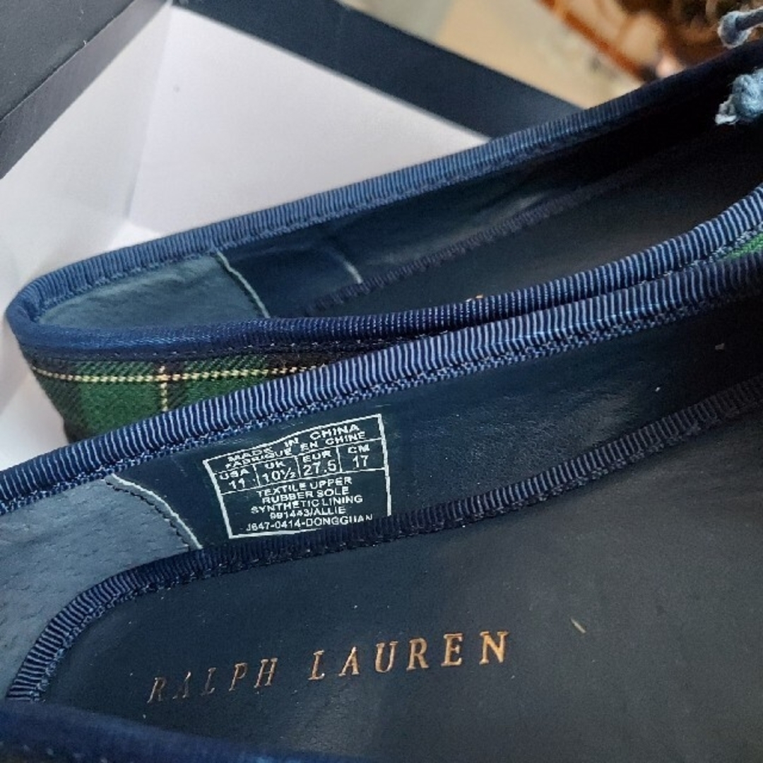 Ralph Lauren(ラルフローレン)のシャカシ様専用ラルフローレンバレエシューズsize17 キッズ/ベビー/マタニティのキッズ靴/シューズ(15cm~)(フォーマルシューズ)の商品写真