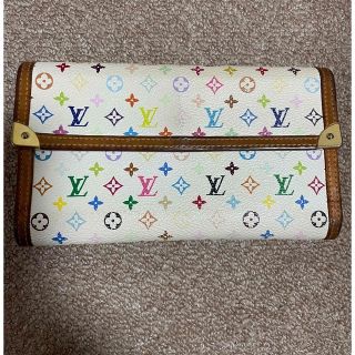 ルイヴィトン(LOUIS VUITTON)のLOUIS VUITTON マルチカラー長財布 中古(財布)