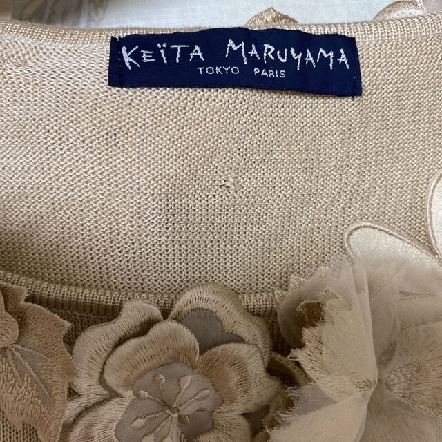 KEITA MARUYAMA TOKYO PARIS(ケイタマルヤマ)のケイタマルヤマ KEITA MARUYAMA 花 ニット シルク トップス レディースのトップス(ニット/セーター)の商品写真