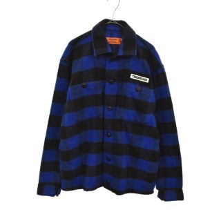 テンダーロイン(TENDERLOIN)のTENDERLOIN テンダーロイン 04AW T-BUFFALO JKT バッファロージャケット チェック ブルー/ブラック(フライトジャケット)