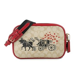 コーチ(COACH)の新品 コーチ COACH ショルダーバッグ クロスボディ ベージュ(ショルダーバッグ)