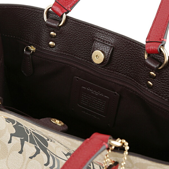 COACH - 新品 コーチ COACH トートバッグ DEMPSEY CARRYALL ベージュの